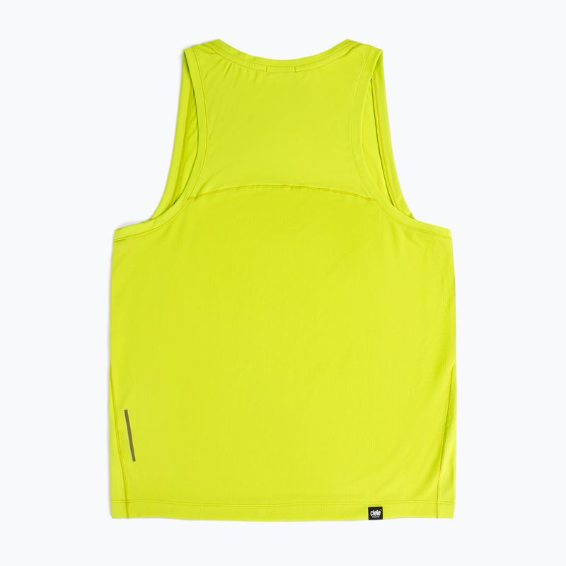 Vyriški bėgimo marškinėliai Ciele Athletics DLY Singlet lime green 2