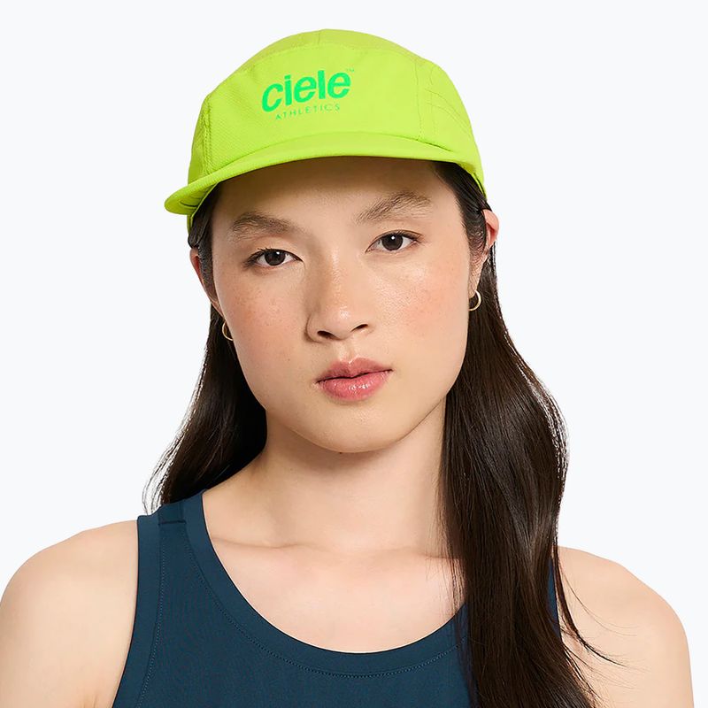 Kepuraitė su snapeliu Ciele Athletics GOCap Classic Athletics lime green 4