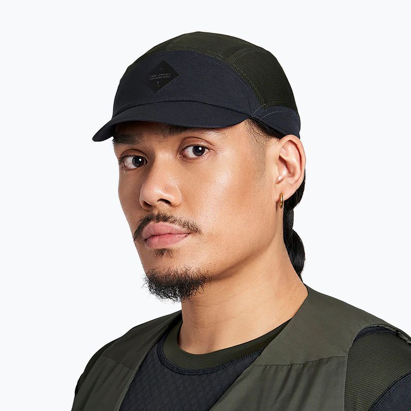 Kepurė su snapeliu Ciele Athletics FSTCap SC Field Iconic SL tamsiai raudona/persikų odos 7