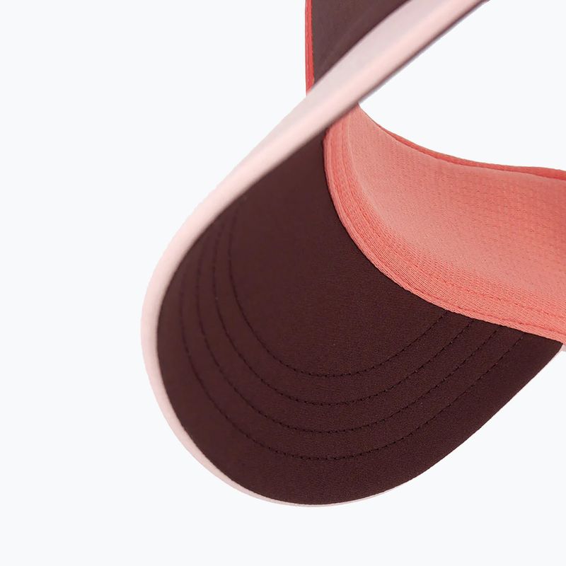 Bėgimo skydelis Ciele Athletics FSTVisor SC Comp IconicVC tamsiai vyno raudonos/spalvos žiedas 3