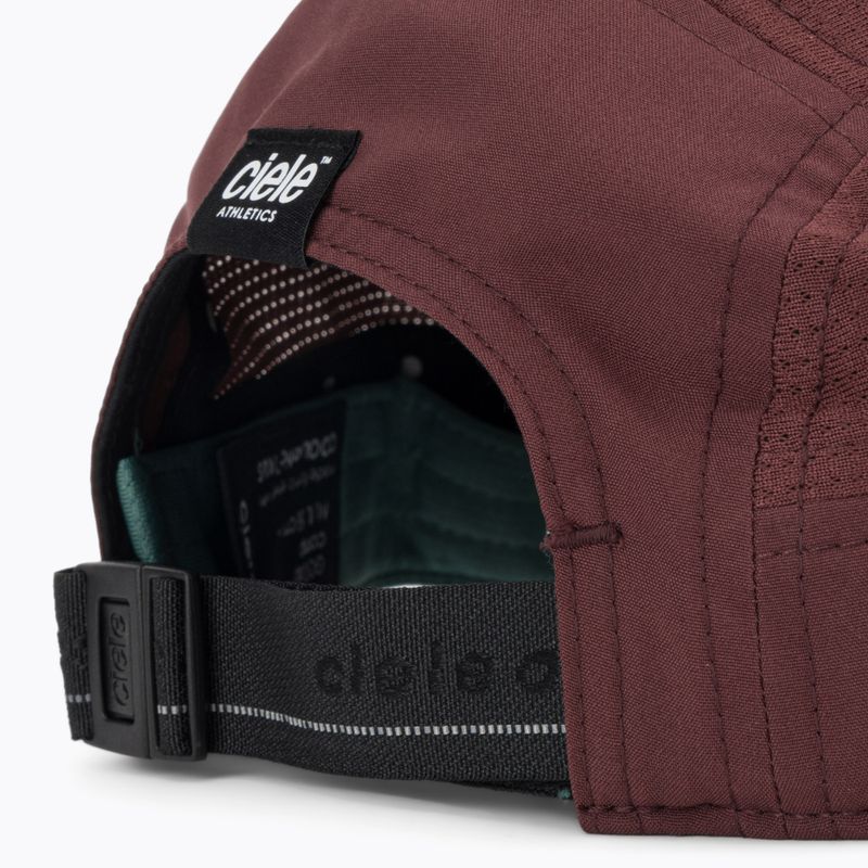 Kepuraitė su snapeliu Ciele Athletics GOCap Comp Bars dark wine red 5