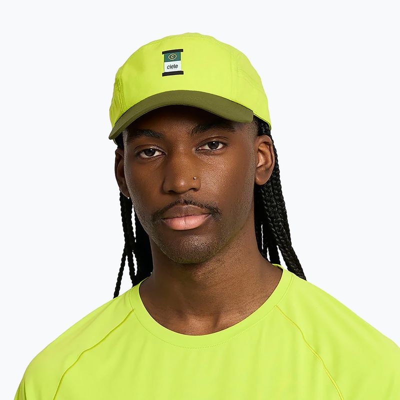 Kepuraitė su snapeliu Ciele Athletics GOCap SC Comp Ccube lime green 4