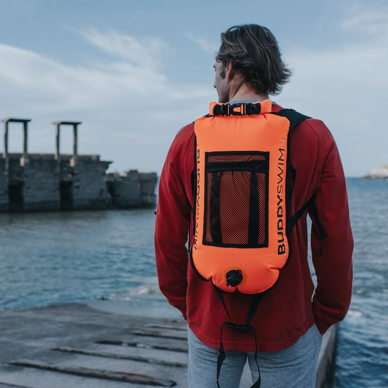 Apsauginis plūduras BuddySwim Backpack 28 l orange 7