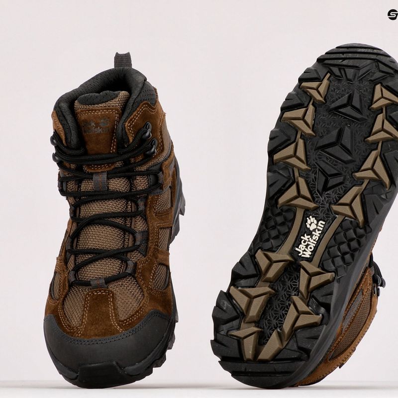 Jack Wolfskin vyriški trekingo batai Vojo 3 Texapore rudi 4042461_5298 9