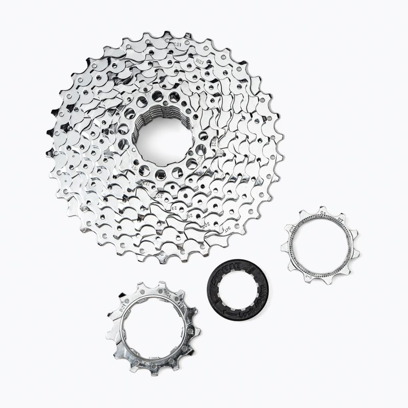 SRAM dviračių kasetė PG-950 11-34 sidabrinė 00.0000.200.290 3