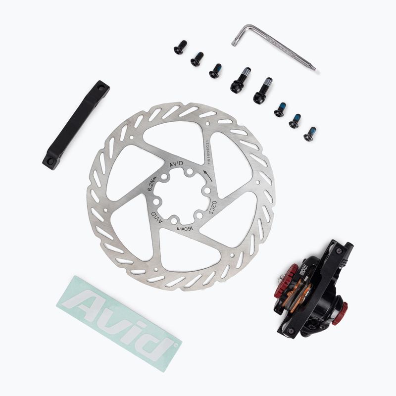SRAM 11A BB7 MTB FR/RR 160 IS 160G2 mechaninių diskinių stabdžių rinkinys 00.5016.166.010 5