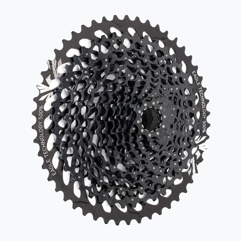 SRAM GX Eeagle XG-1275 10-50 12 eilių dviračių kasetė juoda 00.2418.078.000