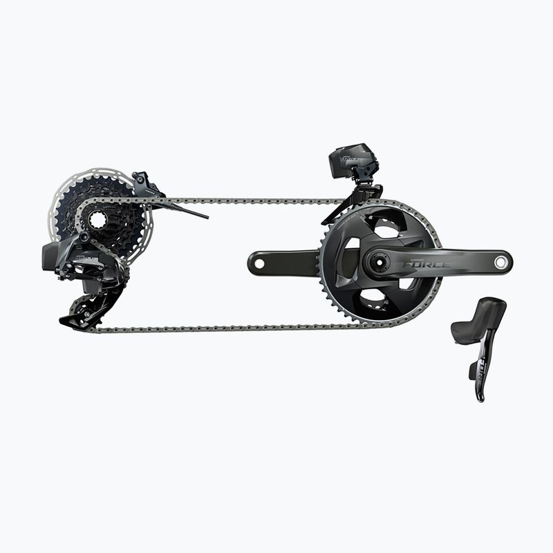 Priedų grupė SRAM Force eTap AXS HRD 2x12rz juoda 00.7918.077.006