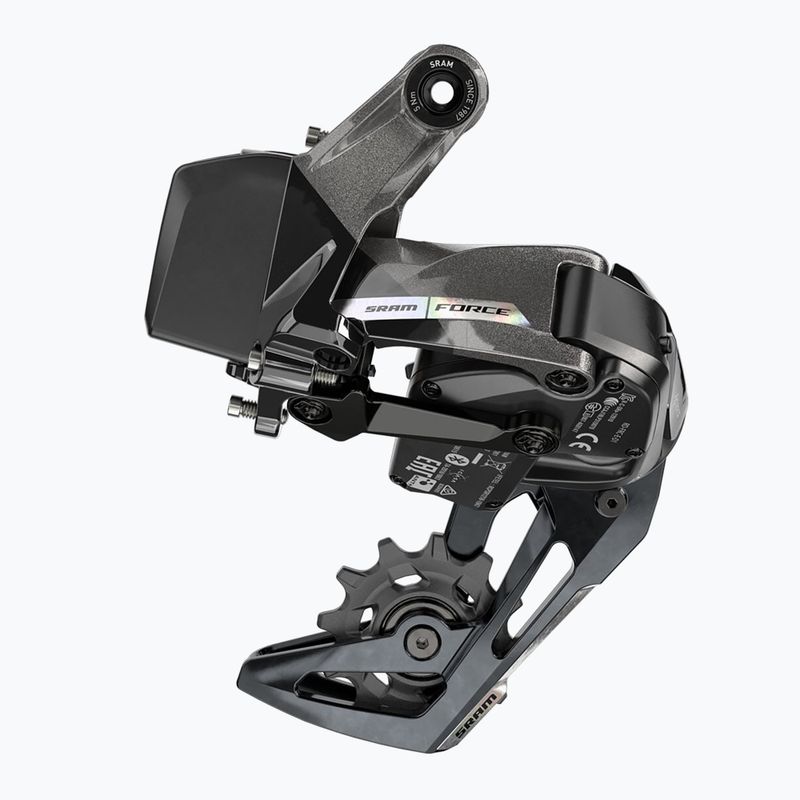 Dviračio galinis pavarų perjungiklis SRAM Force XPLR AXS D2 black