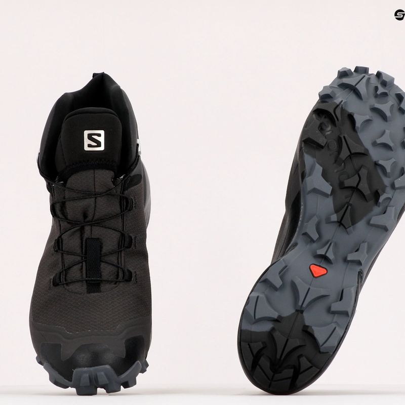 Salomon Cross Hike Mid Gore-Tex vyriški trekingo batai juodi L41118500 10