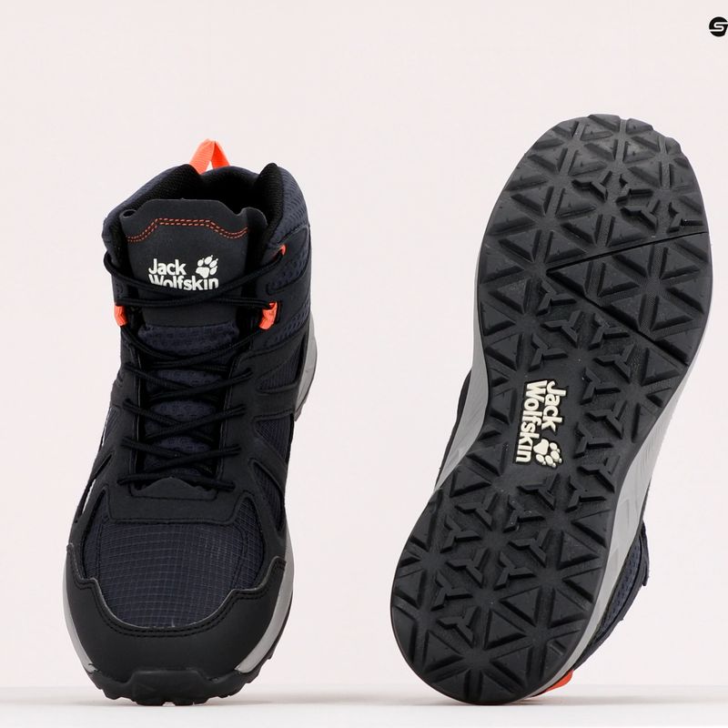 Jack Wolfskin moteriški trekingo batai Woodland 2 Texapore navy blue 4051331_1207 9