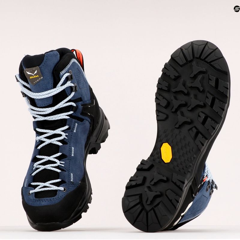 Moteriški trekingo batai Salewa MTN Trainer 2 Mid GTX navy blue 00-0000061398 11