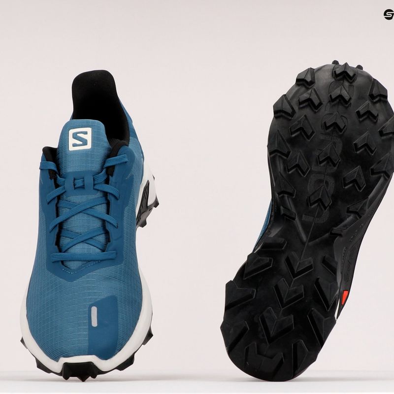 Salomon Alphacross 3 vyriški bėgimo bateliai bluesteel/lunar rock/black 11