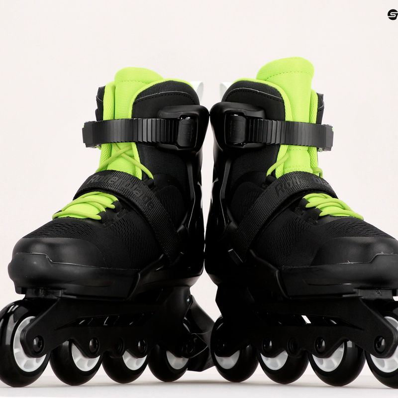 Rollerblade Microblade vaikiški riedučiai juoda/žalia 07221900 T83 11