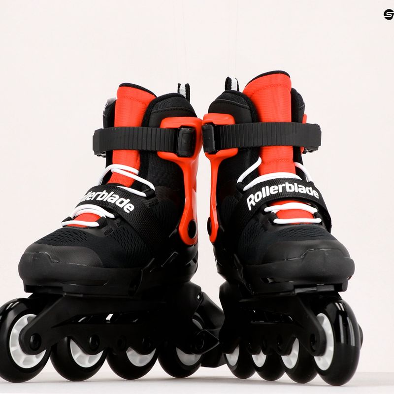 Rollerblade Microblade vaikiški riedučiai juodi 7957200741 7