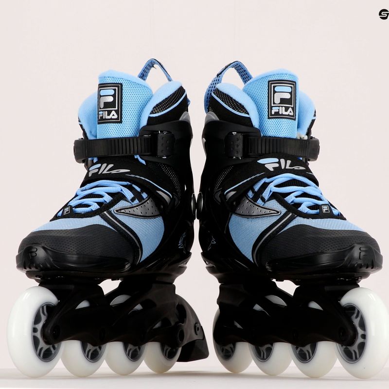 FILA Legacy Comp Lady juodos/mėlynos spalvos riedučiai 9