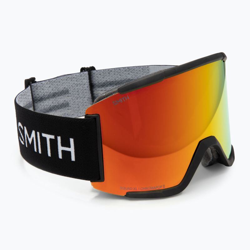 Slidinėjimo akiniai Smith Squad XL black/chrp sun red mirror/chrp storm yellow flash 2