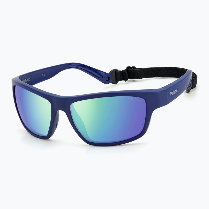Akiniai nuo saulės Polaroid PLD 7037/S matt blue/greygreen mirror polarized 2