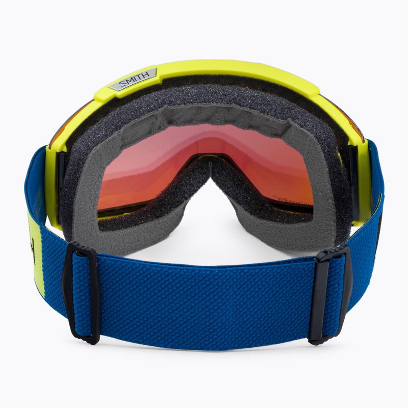 Smith Squad slidinėjimo akiniai neon yellow/chromapop everyday green mirror M00668 4