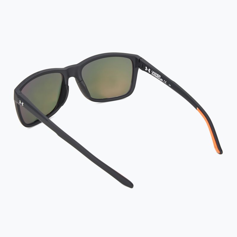Vyriški akiniai nuo saulės Under Armour 0005/S S3 matte black gold/red multilayer 2