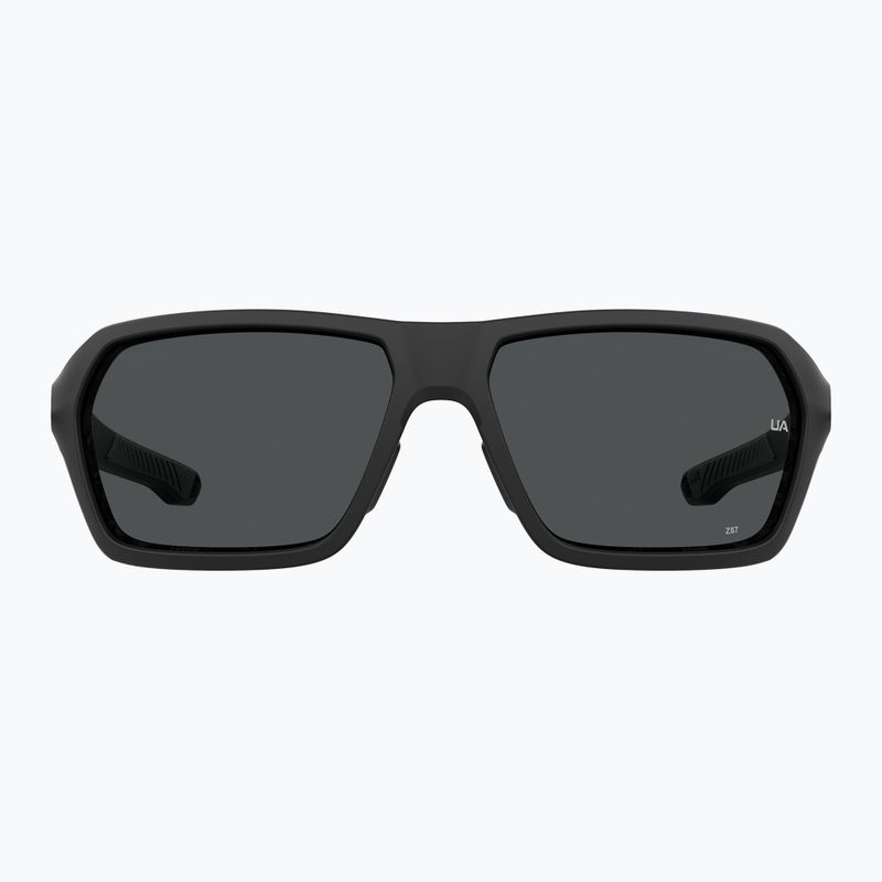 Vyriški akiniai nuo saulės Under Armour Recon matte black/grey oleophobic 3