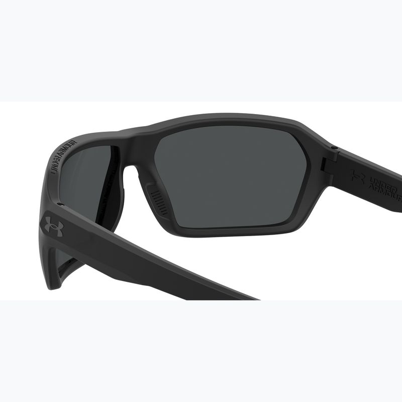 Vyriški akiniai nuo saulės Under Armour Recon matte black/grey oleophobic 6