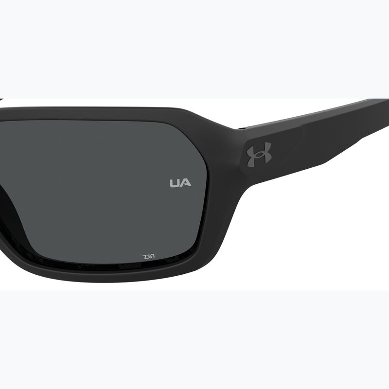 Vyriški akiniai nuo saulės Under Armour Recon matte black/grey oleophobic 7