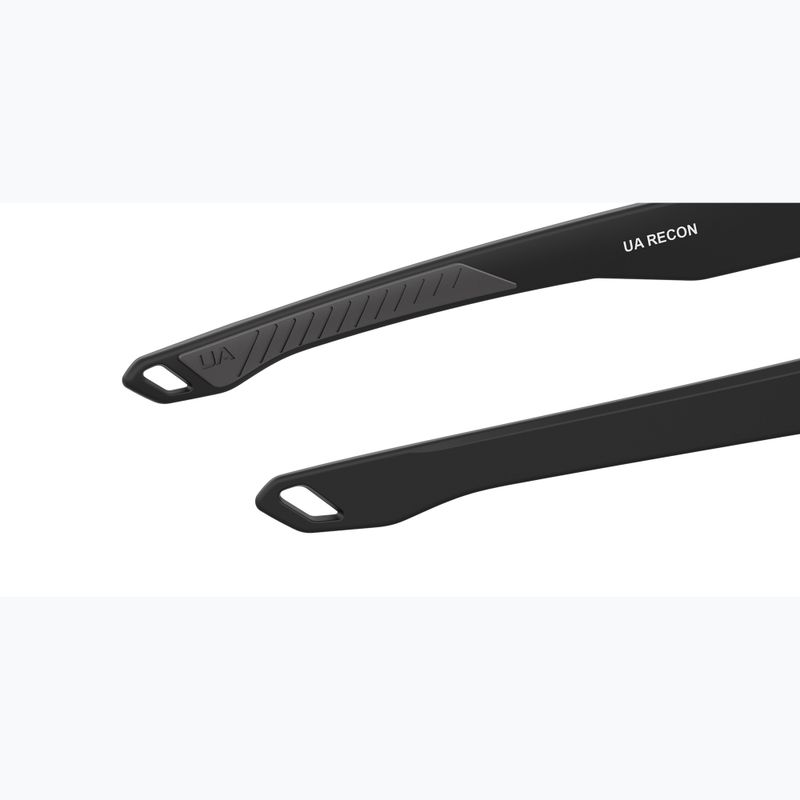 Vyriški akiniai nuo saulės Under Armour Recon matte black/grey oleophobic 8