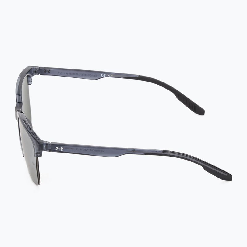 Vyriški akiniai nuo saulės Under Armour Phenom grey/silver mirror 4