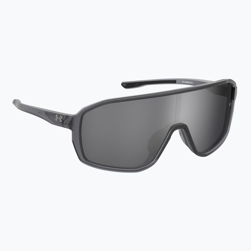 Vyriški akiniai nuo saulės Under Armour Gameday/G S3 crystal grey/silver oleophobic