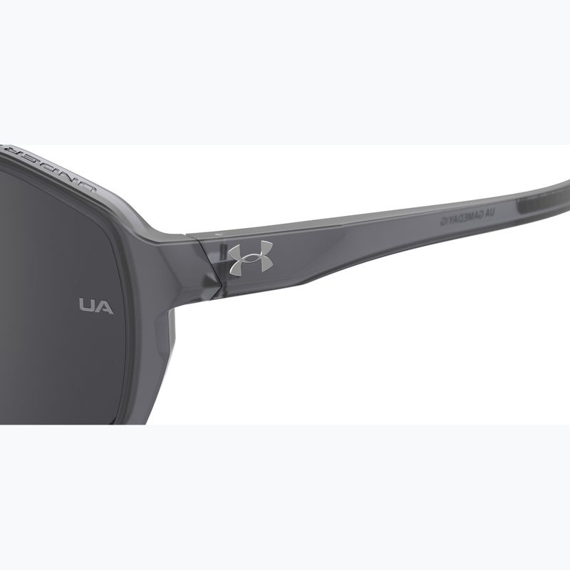 Vyriški akiniai nuo saulės Under Armour Gameday/G S3 crystal grey/silver oleophobic 7