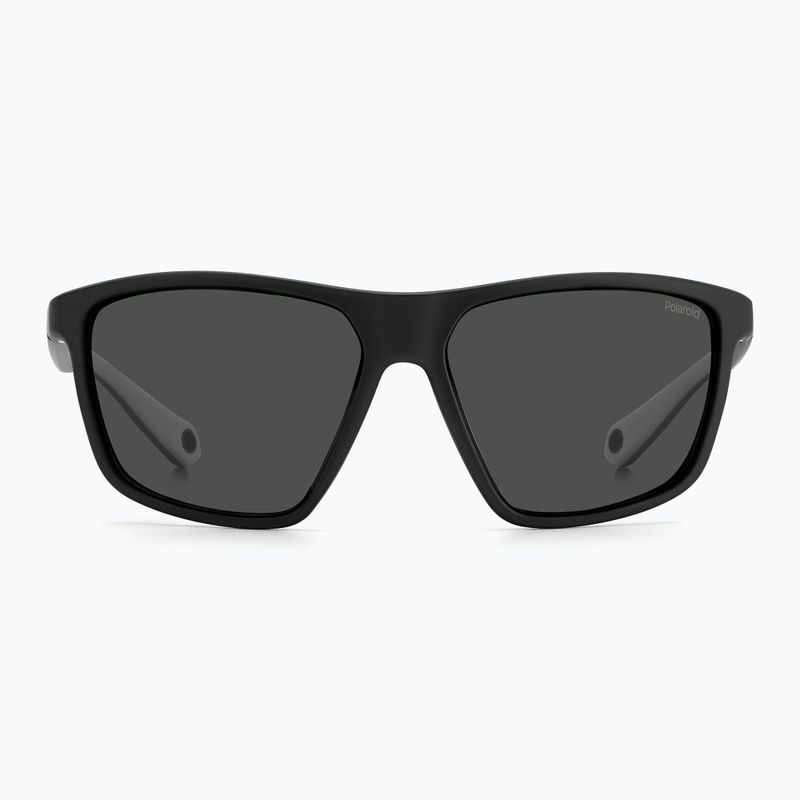 Vyriški akiniai nuo saulės Polaroid PLD 7040/S black grey/grey polarized 3