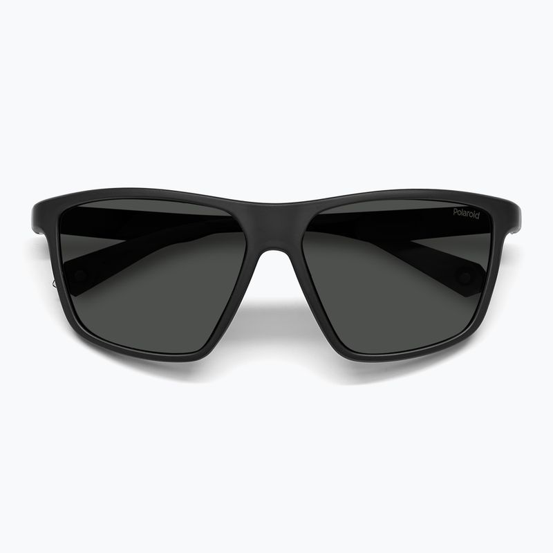 Vyriški akiniai nuo saulės Polaroid PLD 7040/S black grey/grey polarized 4