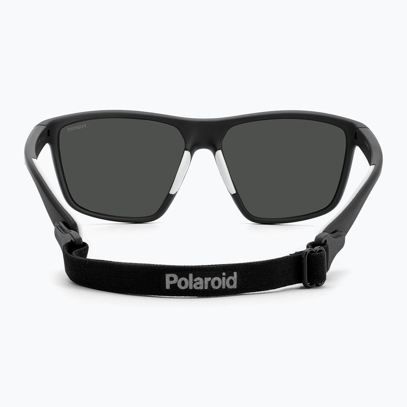Vyriški akiniai nuo saulės Polaroid PLD 7040/S black grey/grey polarized 5