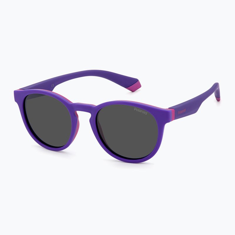 Vaikiški akiniai nuo saulės Polaroid PLD 8048/S lilac violet/grey polarized 2