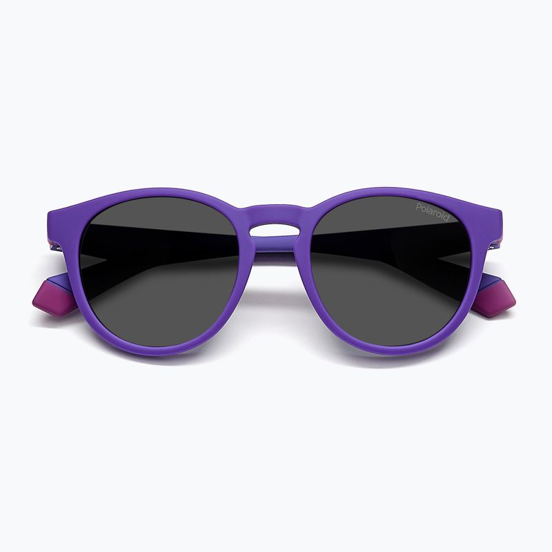 Vaikiški akiniai nuo saulės Polaroid PLD 8048/S lilac violet/grey polarized 4
