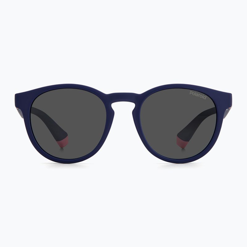 Vaikiški akiniai nuo saulės Polaroid PLD 8048/S blue pink/grey polarized 3