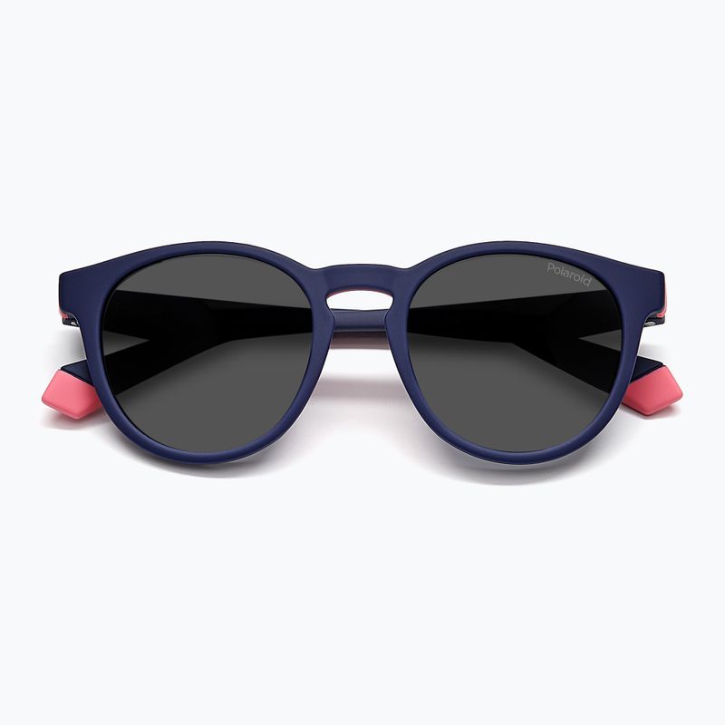 Vaikiški akiniai nuo saulės Polaroid PLD 8048/S blue pink/grey polarized 4