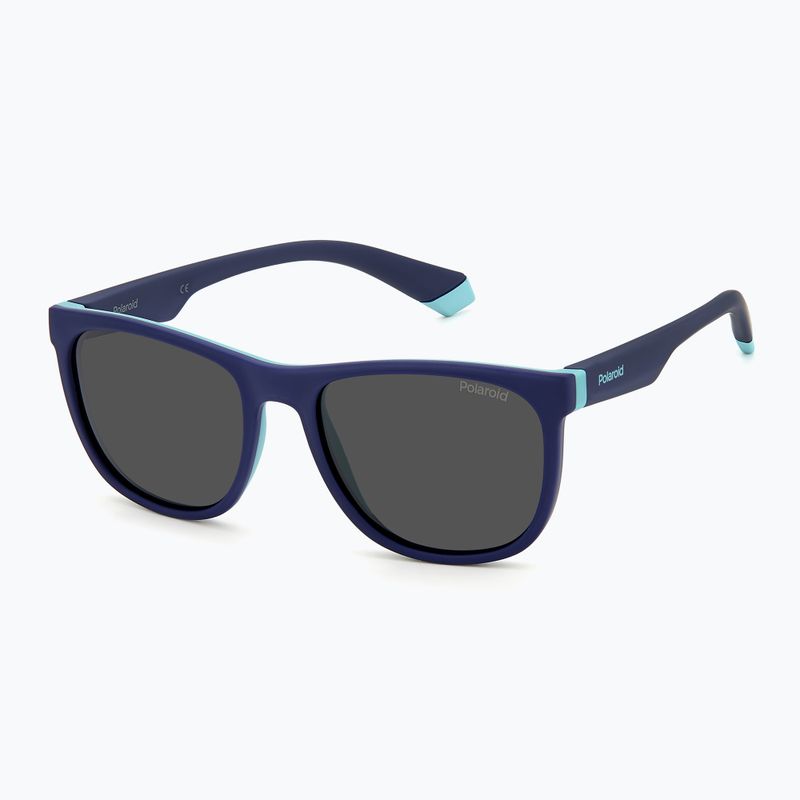 Vaikiški akiniai nuo saulės Polaroid PLD 8049/S blue azure/grey polarized 2