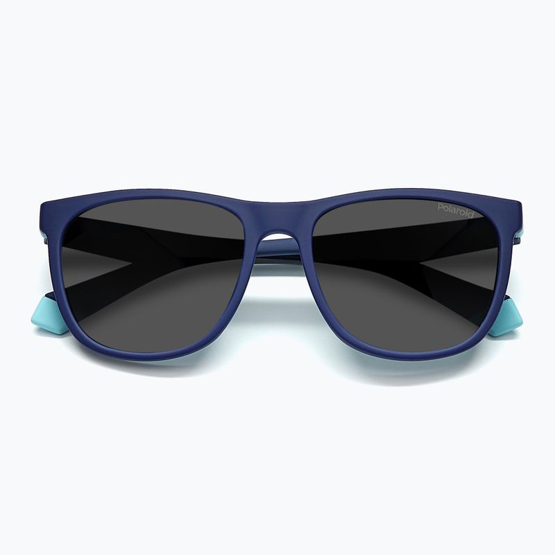 Vaikiški akiniai nuo saulės Polaroid PLD 8049/S blue azure/grey polarized 4