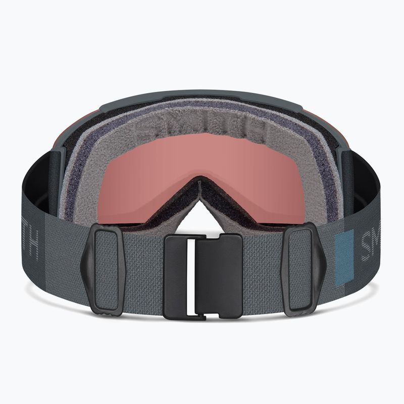 Slidinėjimo akiniai Smith Sequence OTG S2 slate/chromapop everyday red mirror 3