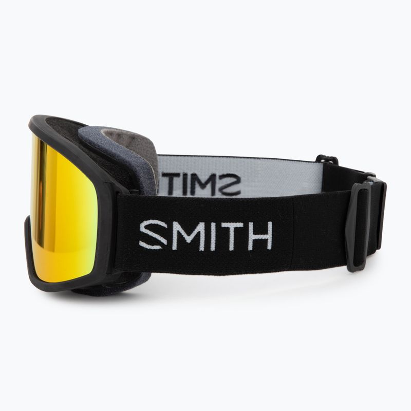 Slidinėjimo akiniai Smith Reason OTG black/red sol 4