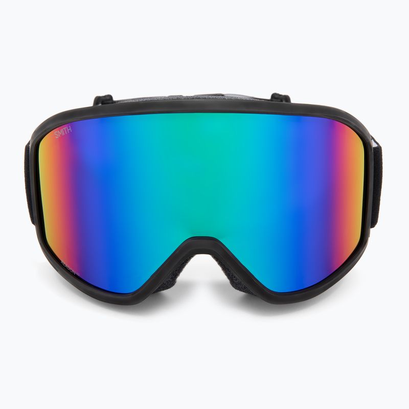 Slidinėjimo akiniai Smith Reason OTG black/green sol-x mirror 2