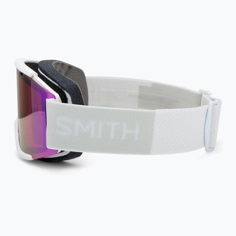 Slidinėjimo akiniai Smith Squad white vapor/chromapop everyday violet mirror/clear 4