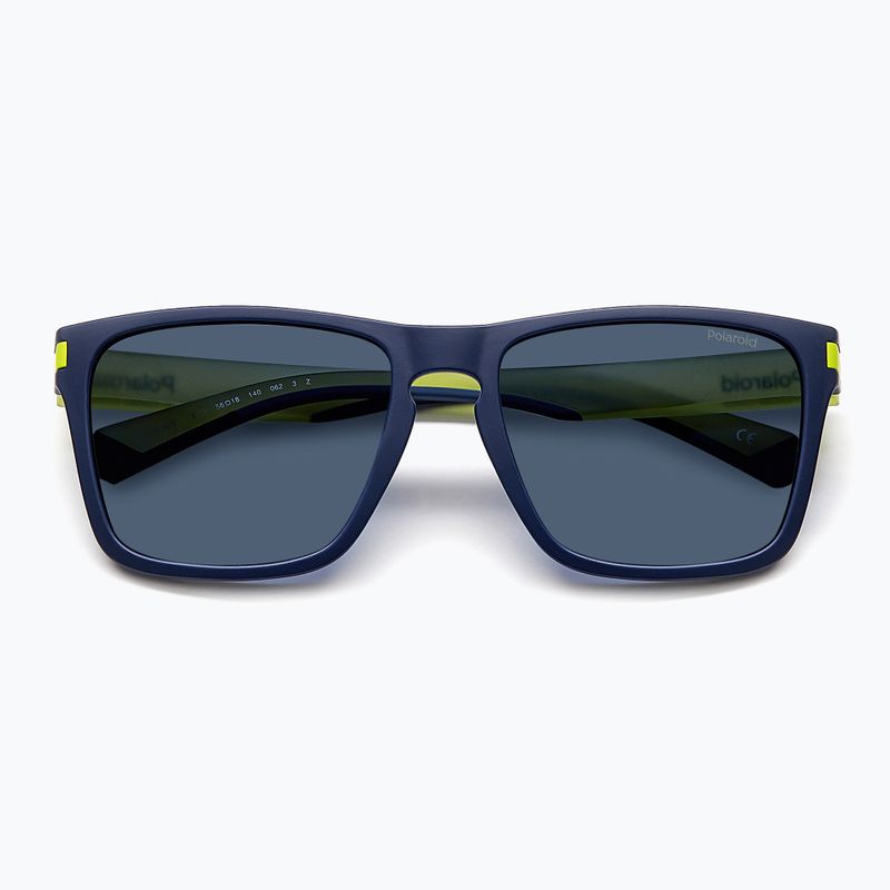 Akiniai nuo saulės Polaroid PLD 2139/S matte blue/blue polarized 4