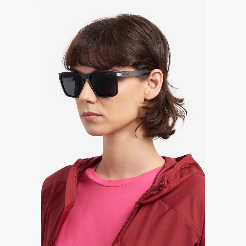 Akiniai nuo saulės Polaroid PLD 2139/S matte black grey/grey polarized 7