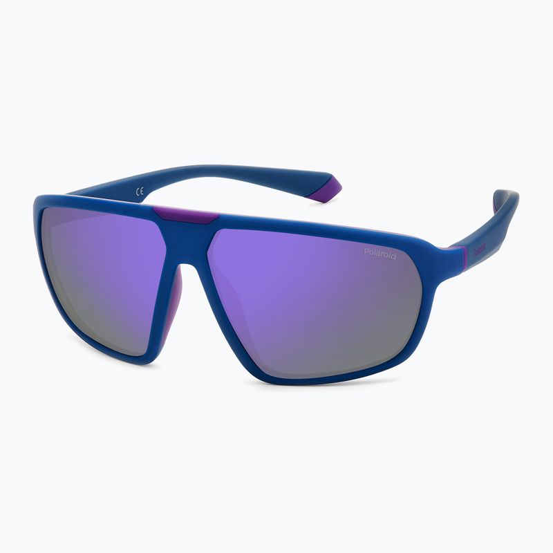 Akiniai nuo saulės Polaroid PLD 2142/S semi matt blue violet azure/violet mirror polarized 2