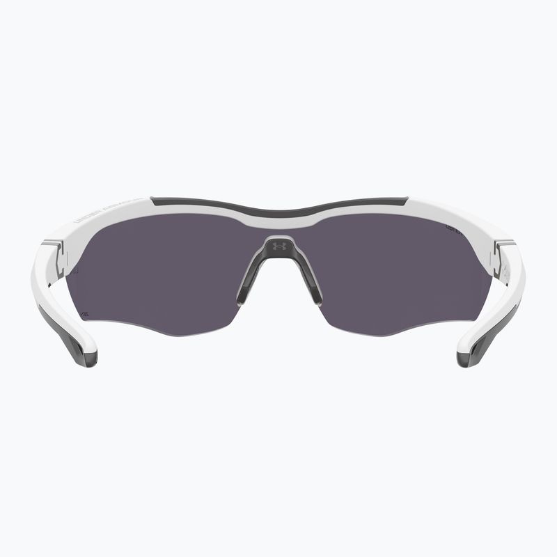 Vyriški akiniai nuo saulės Under Armour Yard Pro matte white/orange multilayer oleophobic 4
