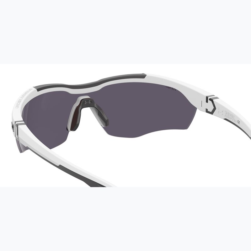 Vyriški akiniai nuo saulės Under Armour Yard Pro matte white/orange multilayer oleophobic 6