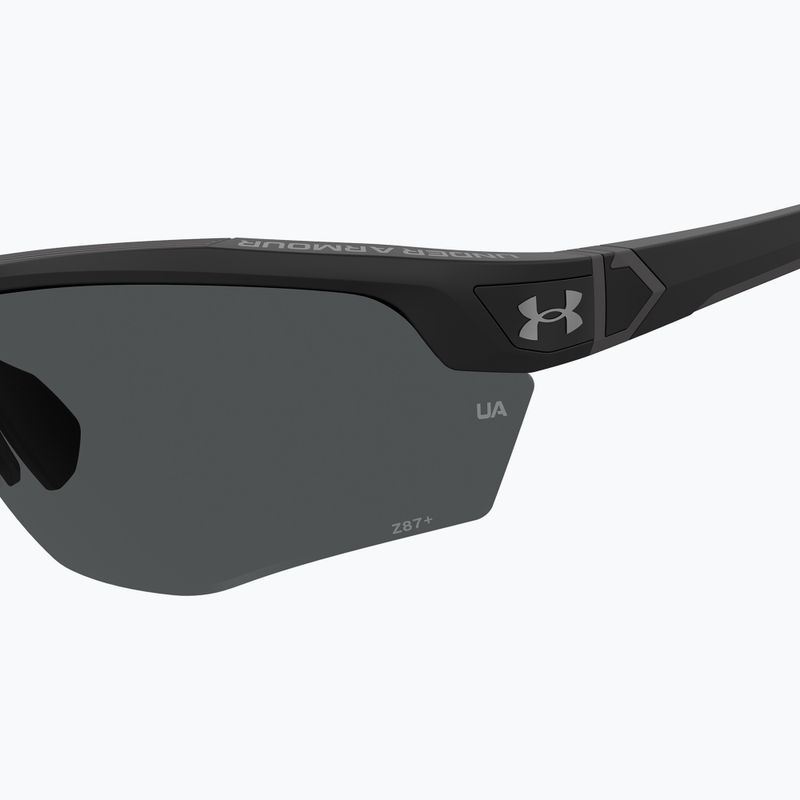 "Under Armour Yard Dual S3" matiniai juodi/pilki oleofobiniai akiniai nuo saulės 7